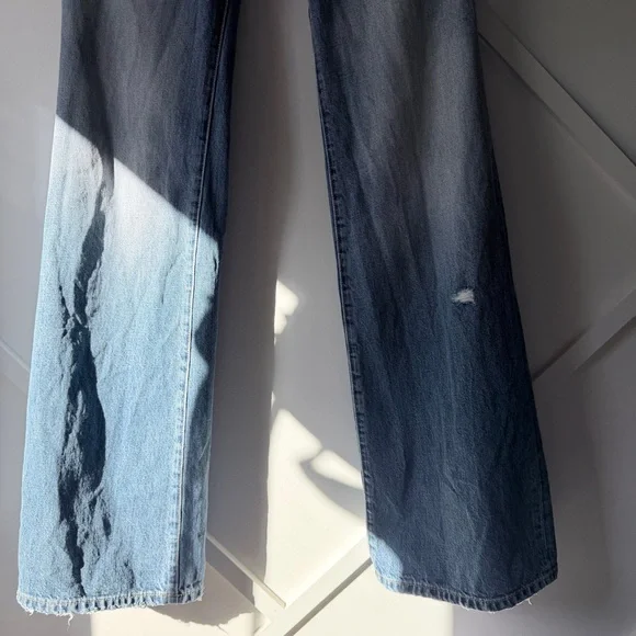 R13 Jane High Waisted Wide Leg Jeans - 27 (fits small) - Picture 9 of 17